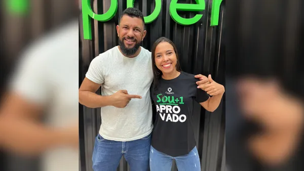 Aluno com o Prof. Everton Mota