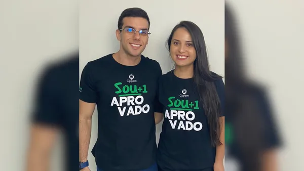 Aluno com o Prof. Everton Mota